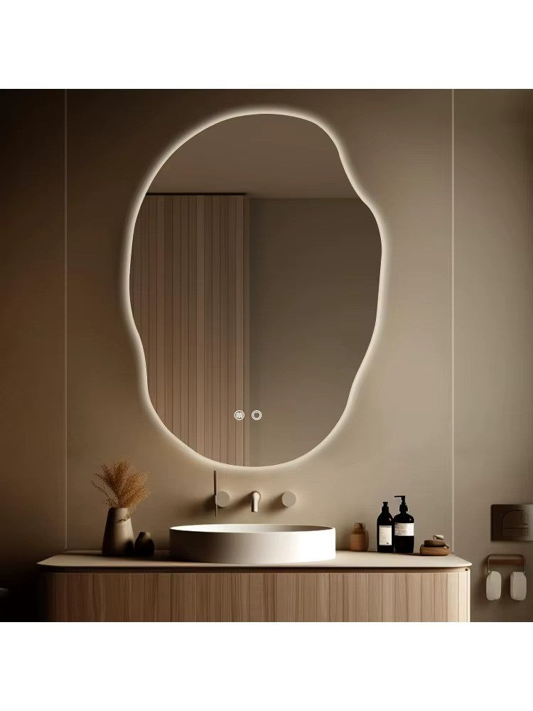 LED Bathroom Mirror with Lights, 25 X 35